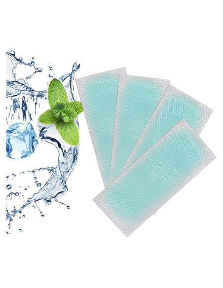 60 Pcs Parche de Gel Refrigerante Peixiong 5x12 cm Alivio Dolor