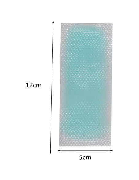 60 Pcs Parche de Gel Refrigerante Peixiong 5x12 cm Alivio Dolor