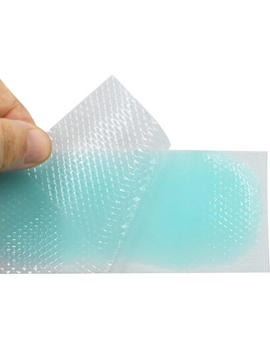 60 Pcs Parche de Gel Refrigerante Peixiong 5x12 cm Alivio Dolor