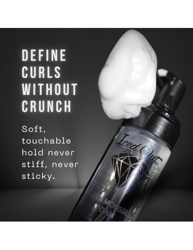 Mousse Voluminizador ICED OUT 210 ml - Define Rizos y Controla Frizz