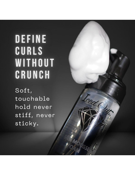 Mousse Voluminizador ICED OUT 210 ml - Define Rizos y Controla Frizz