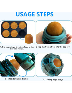 Juguete dispensador de golosinas congeladas Yipetor - Pequeño 2