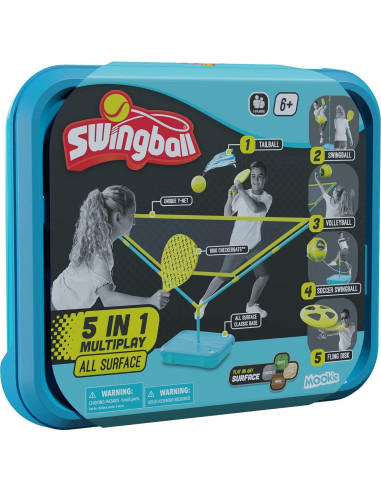 Juego de Tetherball Swingball 5 en 1 - Portátil para Niños y Adultos
