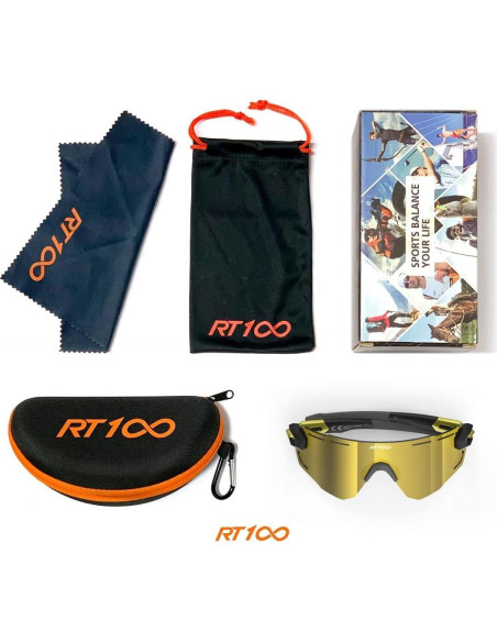 Gafas de Ciclismo RT100 Sin Marco para Adultos Unisex Gafas de Ciclismo RT100 Sin Marco para Adultos Unisex