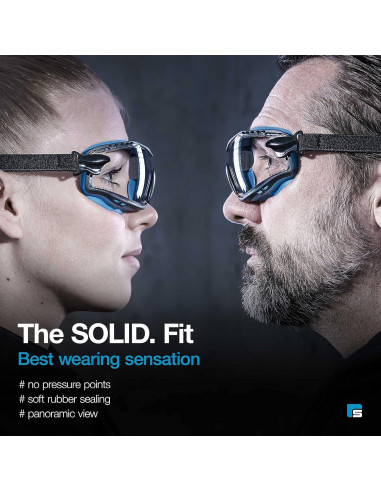 Gafas de Seguridad SolidWork Anti-Niebla Lente Transparente
