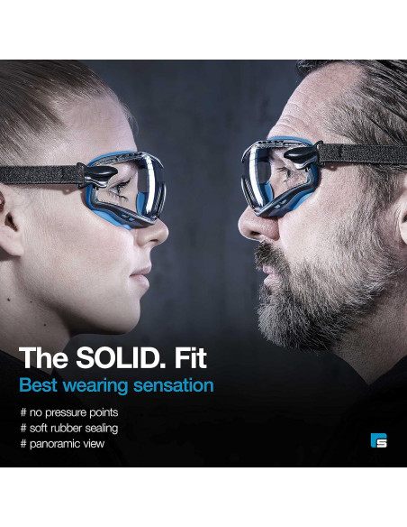 Gafas de Seguridad SolidWork Anti-Niebla Lente Transparente