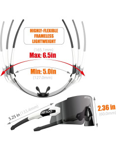 Gafas de Sol RT100 para Ciclismo Unisex con Protección UV 2