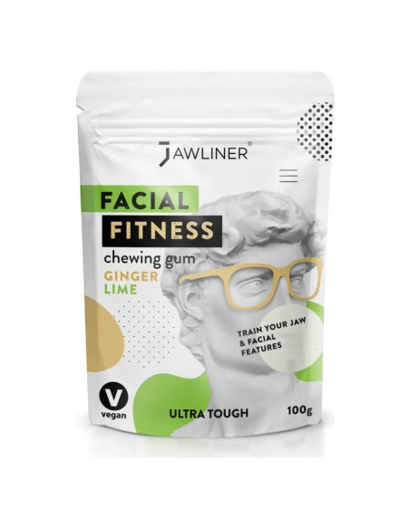 Chicle duro Jawliner para mandíbulas fuertes - Jengibre Lima