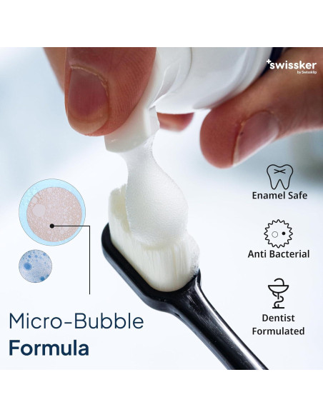 Espuma Blanqueadora de Dientes Swissklip ShineFoam 3x47.9g