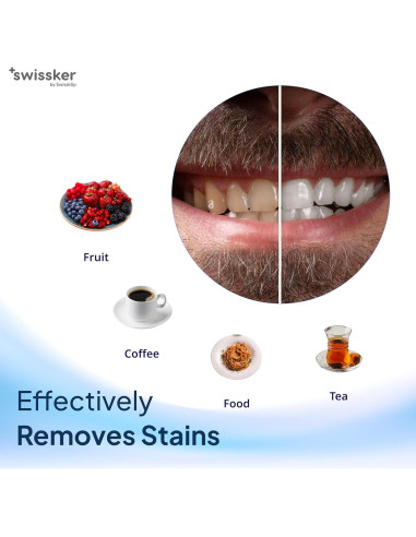 Espuma Blanqueadora de Dientes Swissklip ShineFoam 3x47.9g