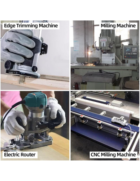 Bit de Fresado de Carburo Ganzoom 1/4" Corte Descendente