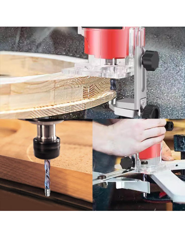 Bit de Fresado de Carburo Ganzoom 1/4" Corte Descendente