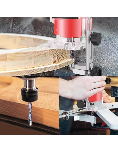 Bit de Fresado de Carburo Ganzoom 1/4" Corte Descendente