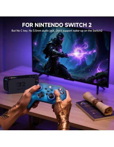 Controlador Inalámbrico ECHTPower Switch Pro Azul Estrellado