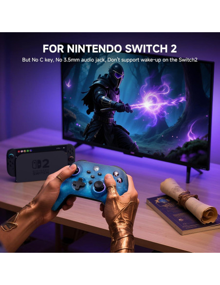 Controlador Inalámbrico ECHTPower Switch Pro Azul Estrellado