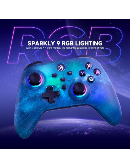 Controlador Inalámbrico ECHTPower Switch Pro Azul Estrellado