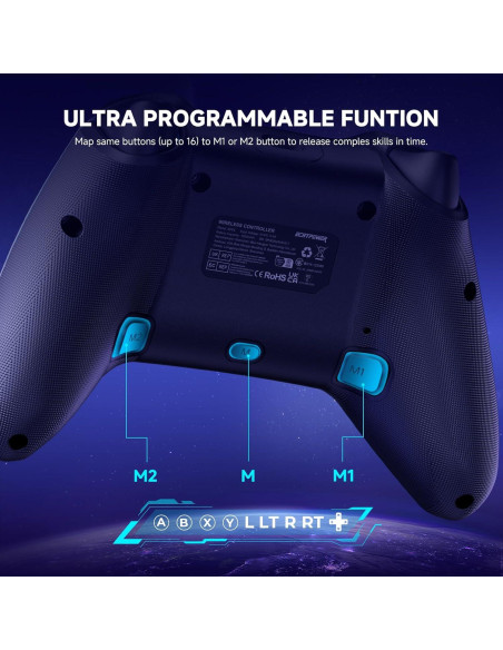 Controlador Inalámbrico ECHTPower Switch Pro Azul Estrellado