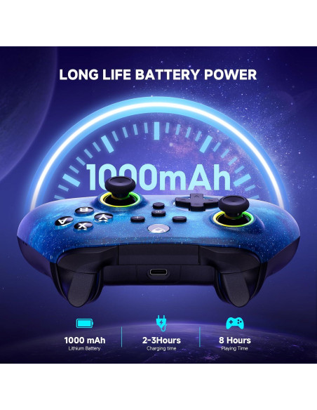 Controlador Inalámbrico ECHTPower Switch Pro Azul Estrellado