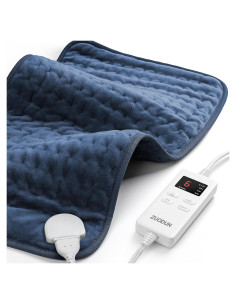 Almohadilla Calefactora ZUODUN 61x30cm 6 Niveles Calor Azul