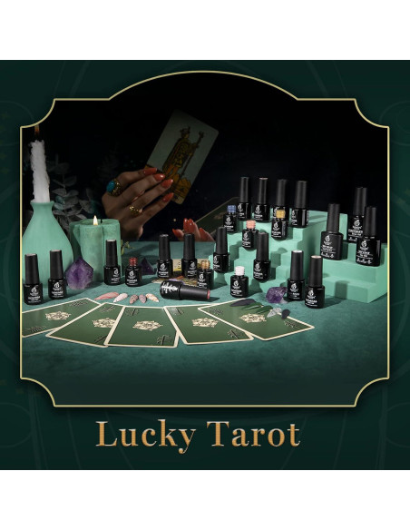 Kit de Esmalte en Gel Beetles Lucky Tarot 20 Colores 5ml