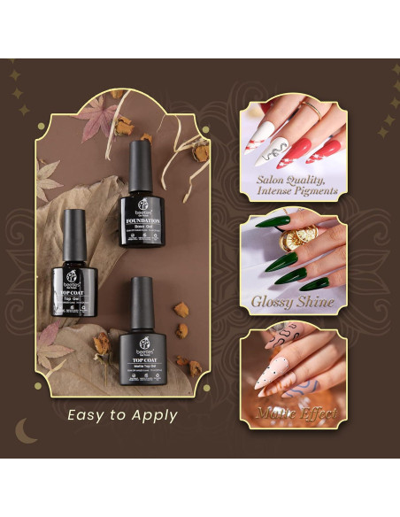 Kit de Esmalte en Gel Beetles Lucky Tarot 20 Colores 5ml