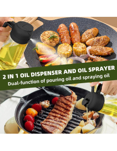 2 Piezas Dispensador de Aceite de Oliva PLAPITATE 470ml 2