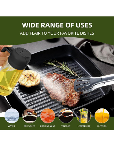 2 Piezas Dispensador de Aceite de Oliva PLAPITATE 470ml