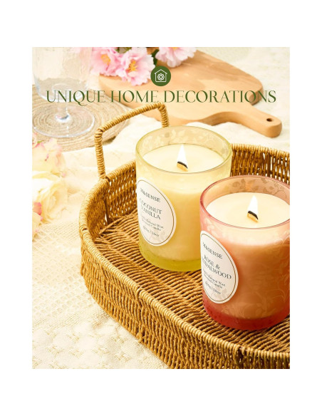 Vela Aromática M&SENSE Pino y Musgo 510g Cera de Soja