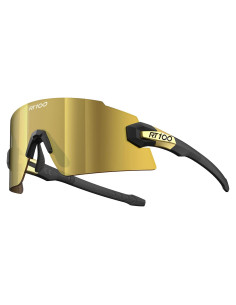 Gafas de Sol RT100 para Ciclismo Sin Marco Doradas
