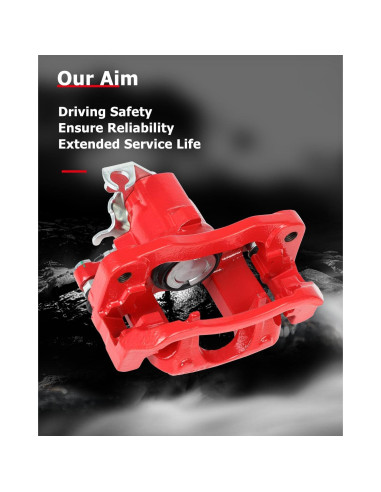 Caliper de Freno Trasero Derecho CCIYU 18B5080 para Chrysler/Dodge