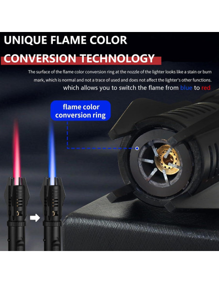 Encendedor de Antorcha LAOKSFZ Verde Butano Ajustable