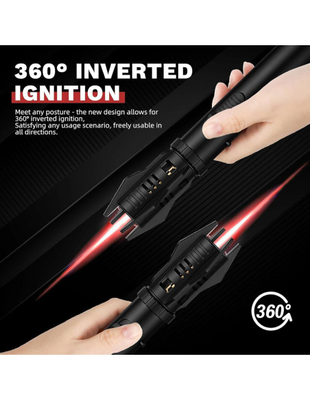 Encendedor de Antorcha LAOKSFZ Verde Butano Ajustable