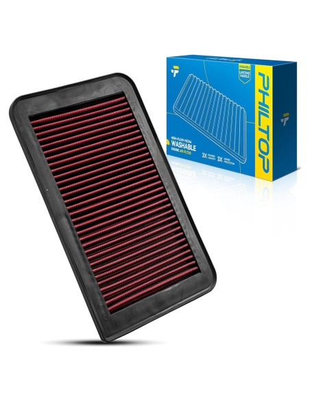Filtro de Aire PHILTOP CA9360 Lavable para Camry, Highlander