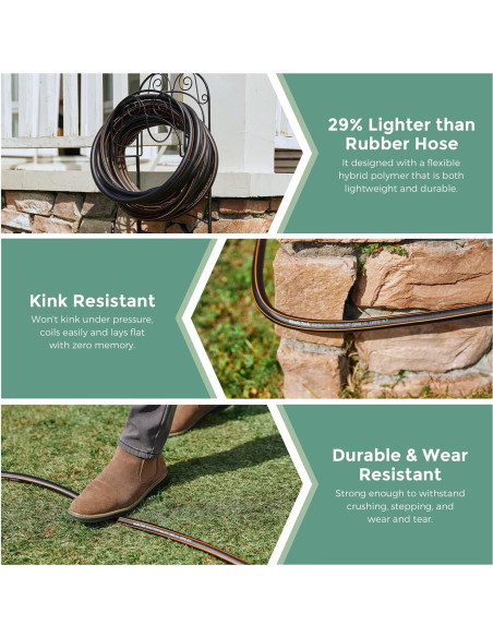 Manguera de Agua Giraffe 1.83m Doble Femenino Flexible 600 PSI