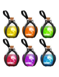 Botellas de Poción de Vidrio Patelai 6 Pcs 250 ml Halloween