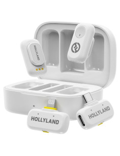 Micrófono Inalámbrico Hollyland Lark A1 48kHz 24-bit Blanco