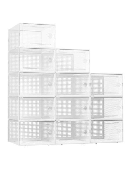 Cajas de Almacenamiento de Zapatos Kuject XX-Large 12 Piezas