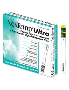 Termómetros de un solo uso NexTemp Ultra 100 unidades Celsius