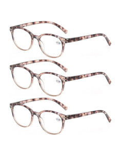 Gafas de lectura 2.75 MODFANS 3 Paquete Redondas Elegantes