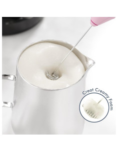 Batidor de Leche Eléctrico New England Stories Rosa G1-PINK-STAND 2