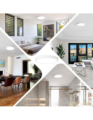 Luz de Techo LED Empotrada Brightever 15W 1200Lm 7" Blanca