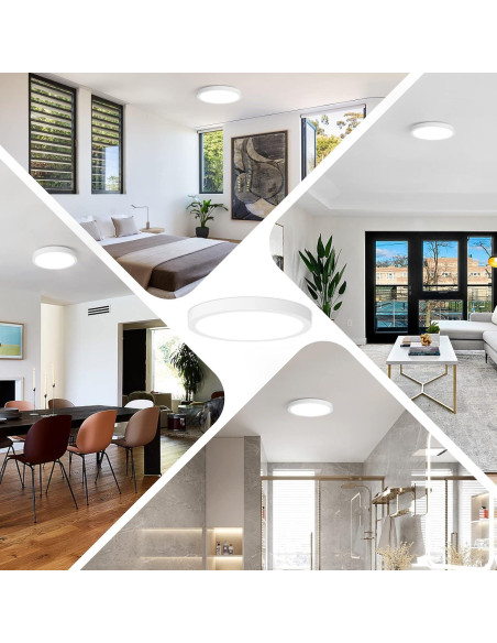 Luz de Techo LED Empotrada Brightever 15W 1200Lm 7" Blanca