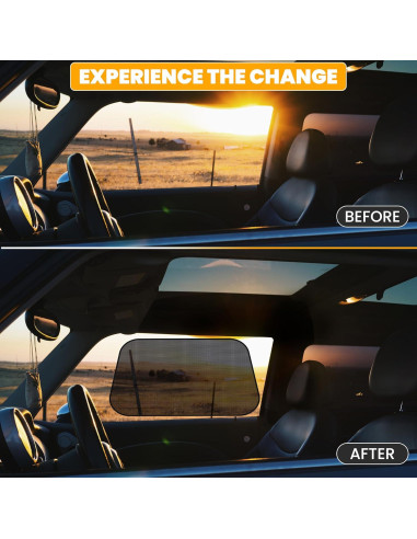 Sombrillas Laterales EcoNour UV para Bebé 4 Pack X-Large