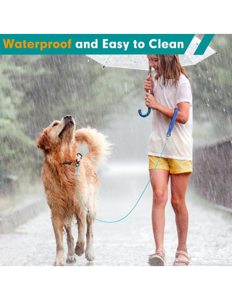 Correa para Perros Libbipaw 1.83m Resistente a Mordeduras Azul