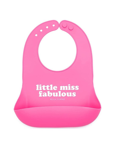 Babero de Silicona Bella Tunno WB257 Ajustable Fabulosa