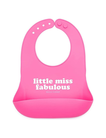Babero de Silicona Bella Tunno WB257 Ajustable Fabulosa