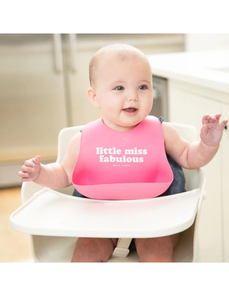 Babero de Silicona Bella Tunno WB257 Ajustable Fabulosa