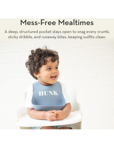 Babero de Silicona Bella Tunno WB257 Ajustable Fabulosa