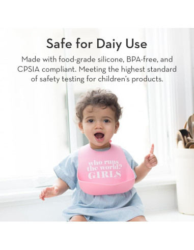 Babero de Silicona Bella Tunno WB257 Ajustable Fabulosa