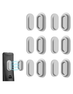 Soporte Magnético para Control Remoto 6 Paquetes - Silicona Gris